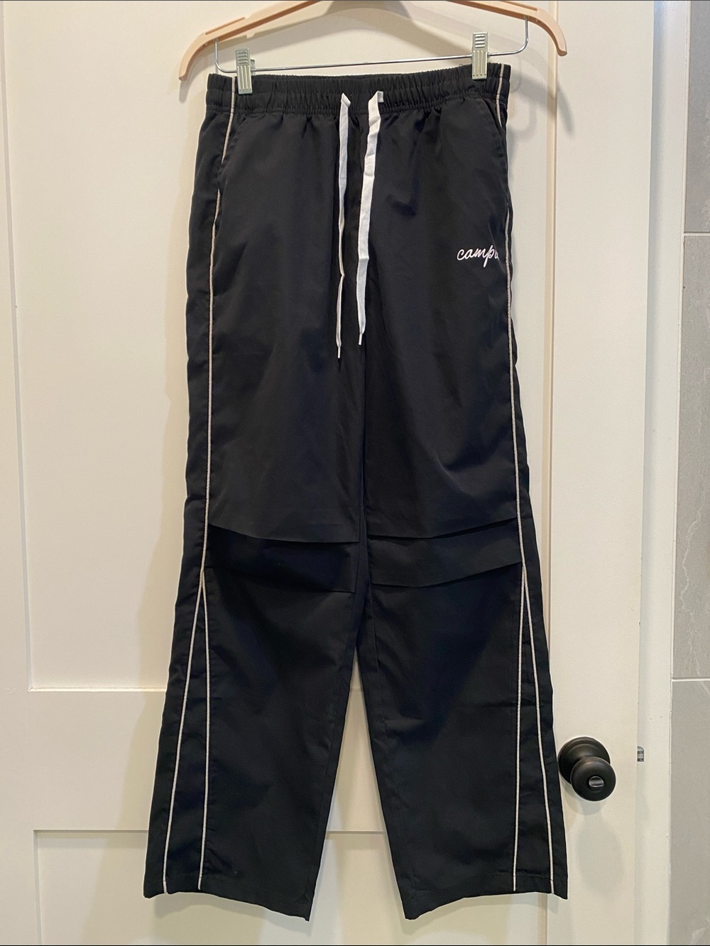 Campus drawstring track pants.